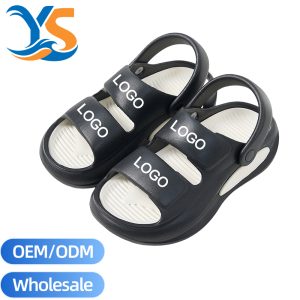 Wholesale Double Strap EVA Sandals | Custom Logo Platform Slippers Supplier