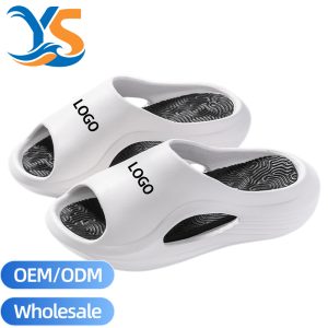 Bulk Two-Tone EVA Slippers, Thick Platform Slide Slipper Supply