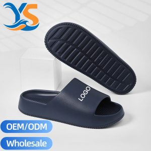 Bulk Solid Color Thick Soft EVA Slippers, Cloud Platform Casual Slide Wholesale Supply