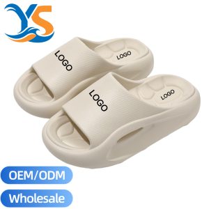 Bulk Unisex Thick Sole Sport Slippers, Custom Logo EVA Slide Slippers Wholesale