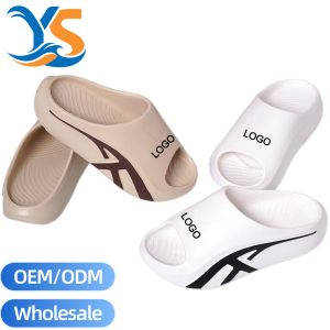 Bulk Unisex Sport Slide Slippers, Thick Sole Lightweight EVA Slipper OEM ODM Supply